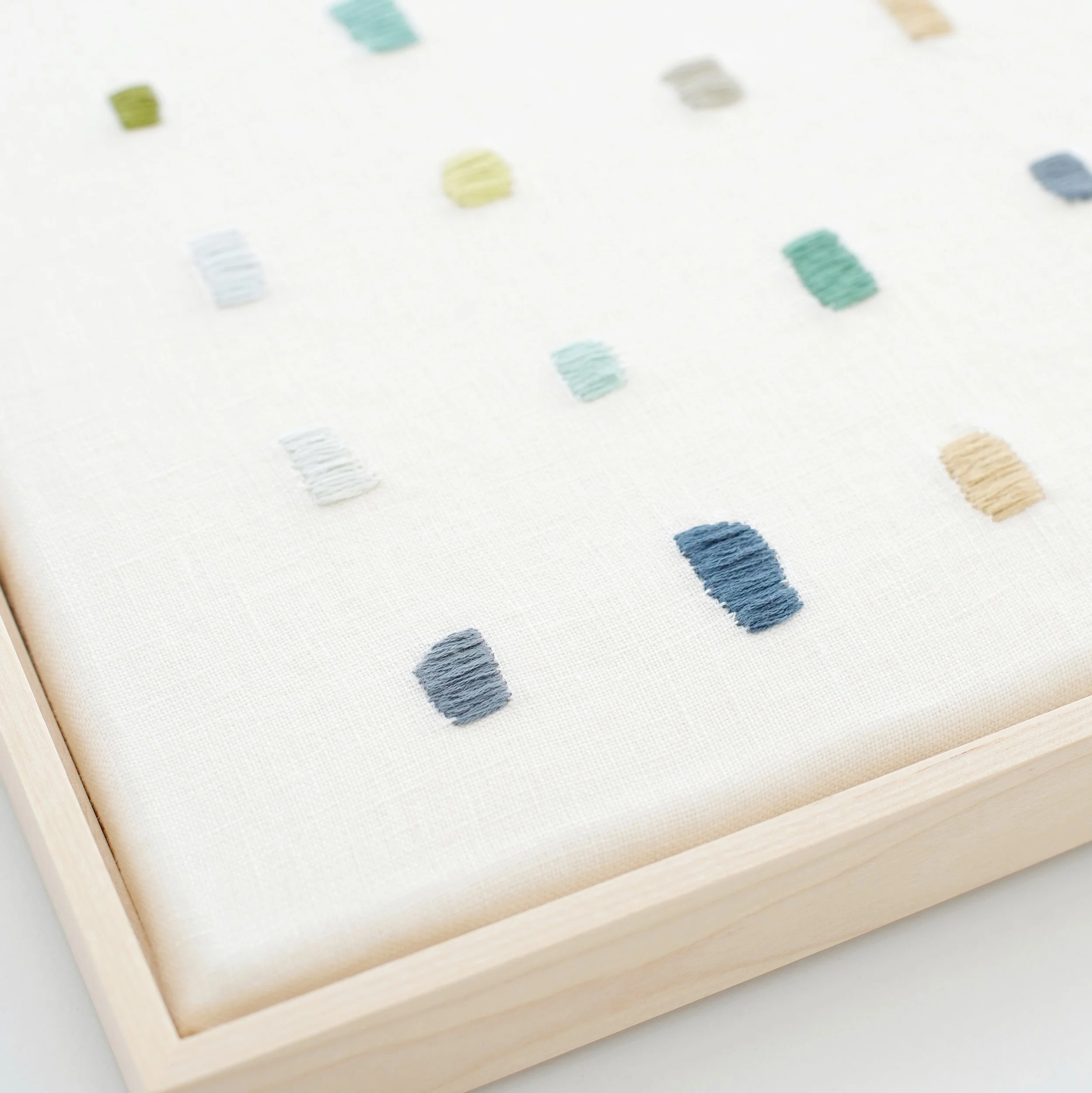 SEAGLASS hand-stitched art