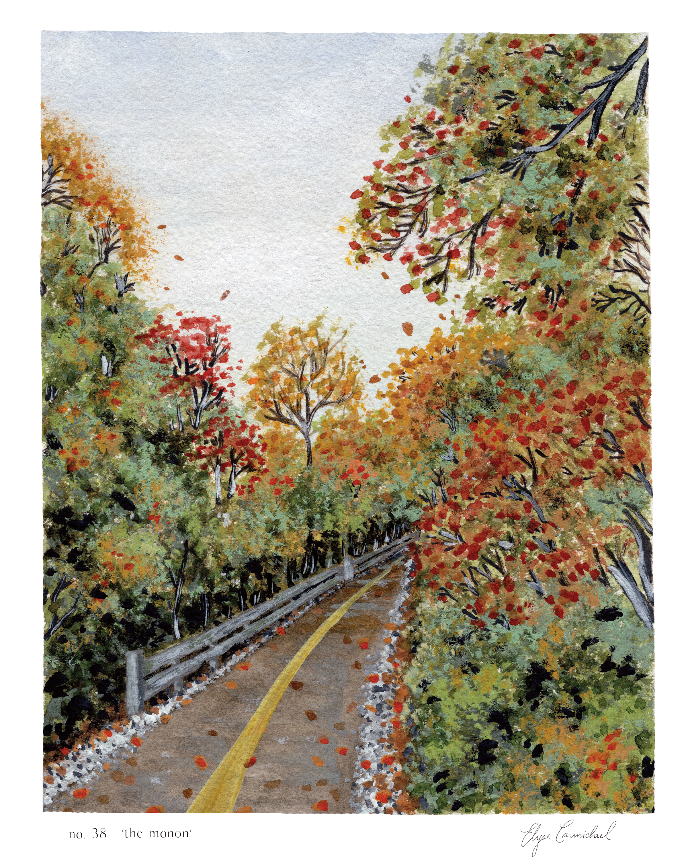 No. 38 'the monon' print