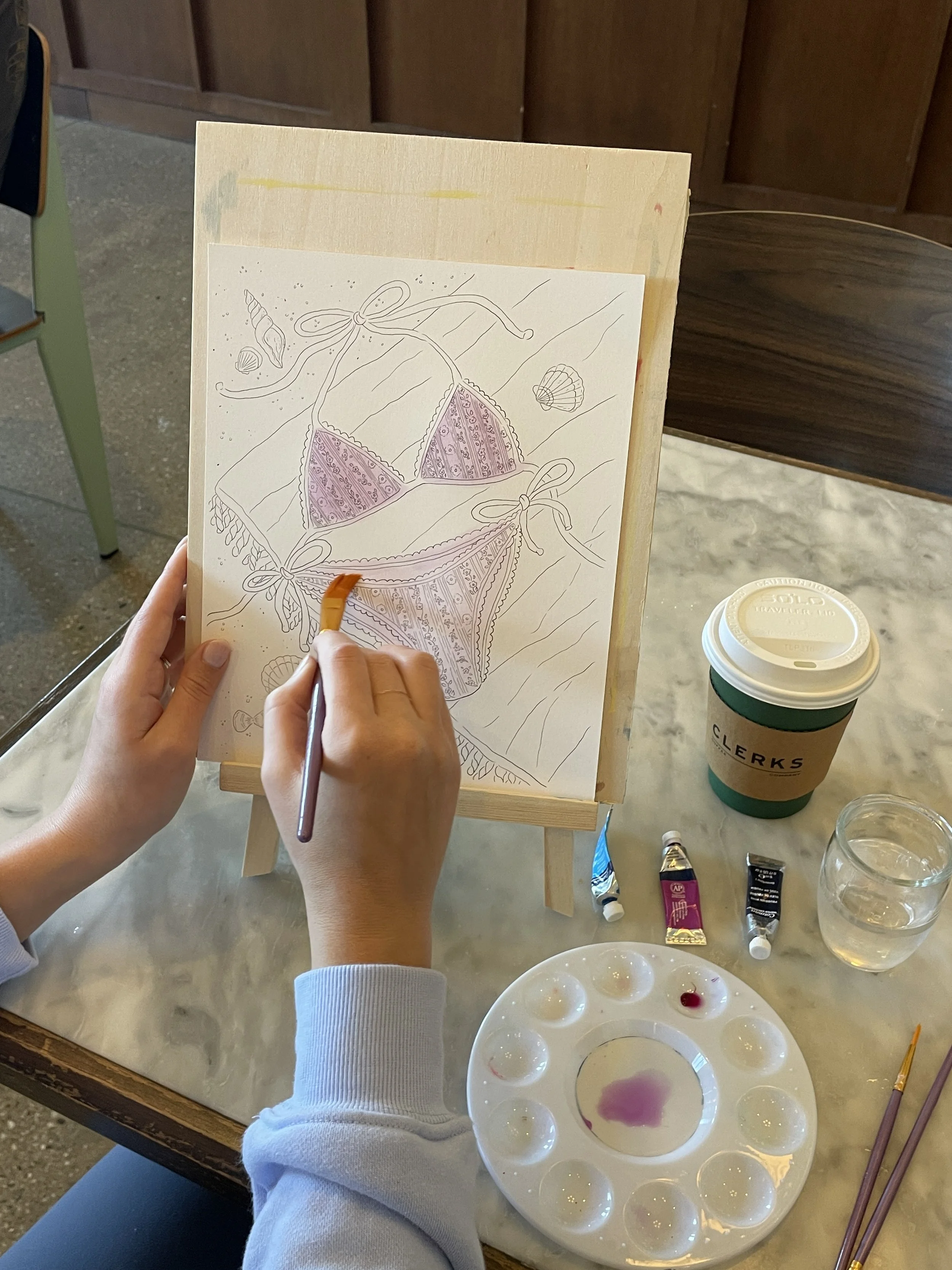 Clerk's Cue Series: Paint and Sip