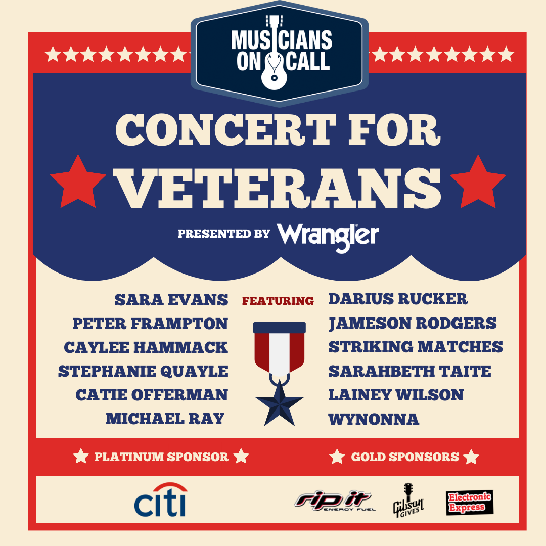 Wynonna, Sara Evans, Darius Rucker &amp; More Join Musicians On Call &amp; Wrangler In Honoring The Nation's Veterans With Exclusive Virtual Concert