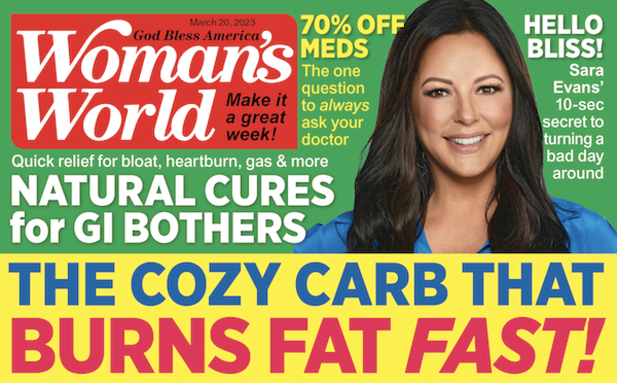 Sara Evans Featured on Cover of Woman's World St. Patrick's Day Issue