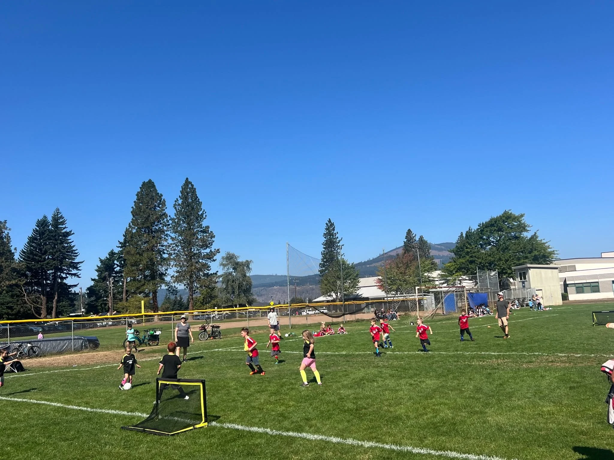 Our Mini World Cup (MWC) soccer program is in full swing! Designed for students in Kindergarten through 2nd grade, MWC focuses on building a positive soccer experience for every player — where learning, teamwork, and fun come before winning. Pl