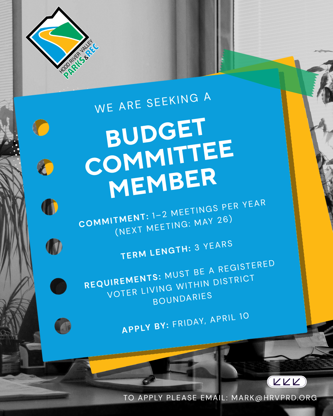 Budget Committee Member Needed