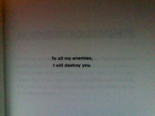 Dedications