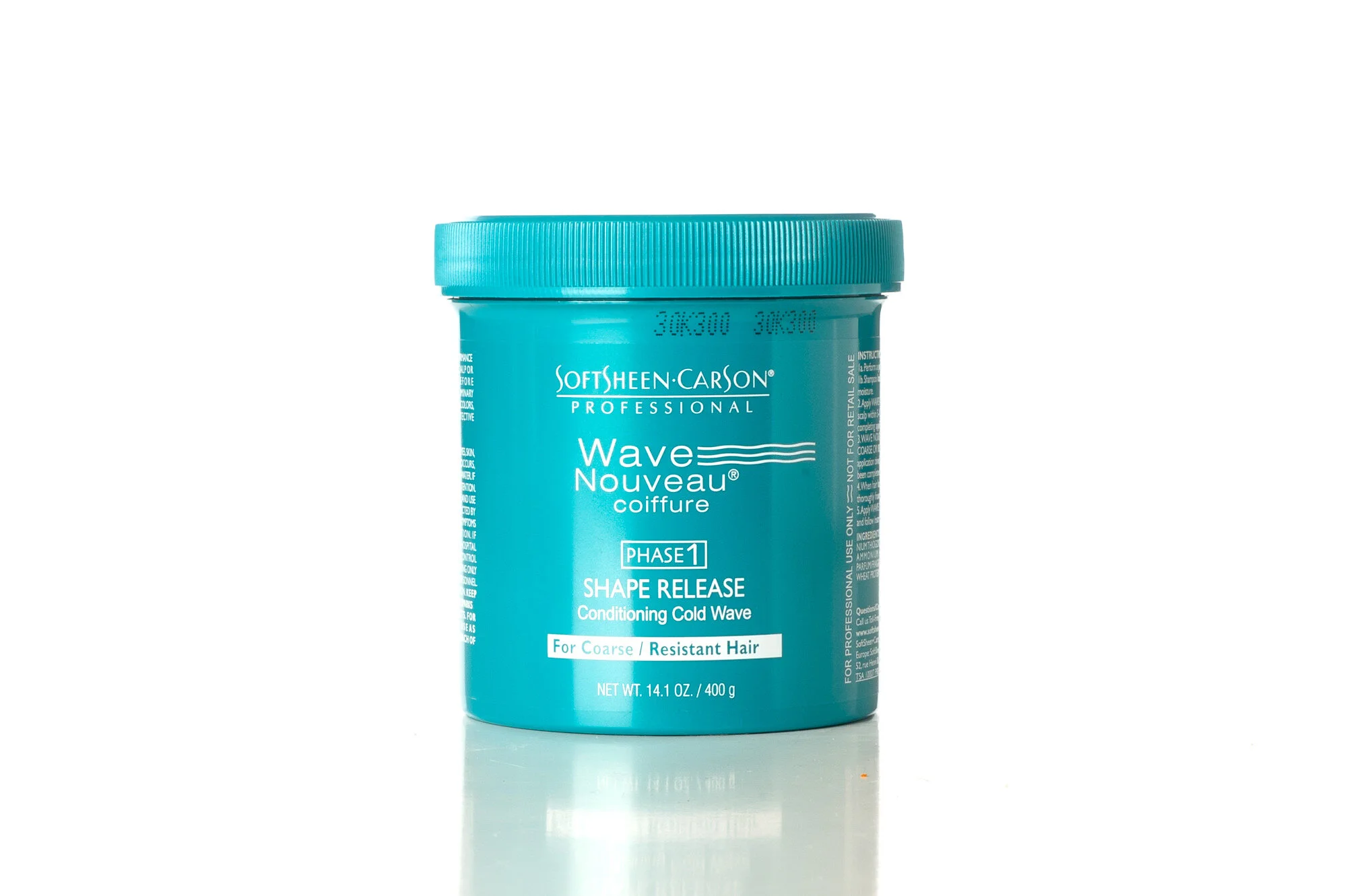 Wave Nouveau Shape Release product container for coarse, resistant hair on white background.