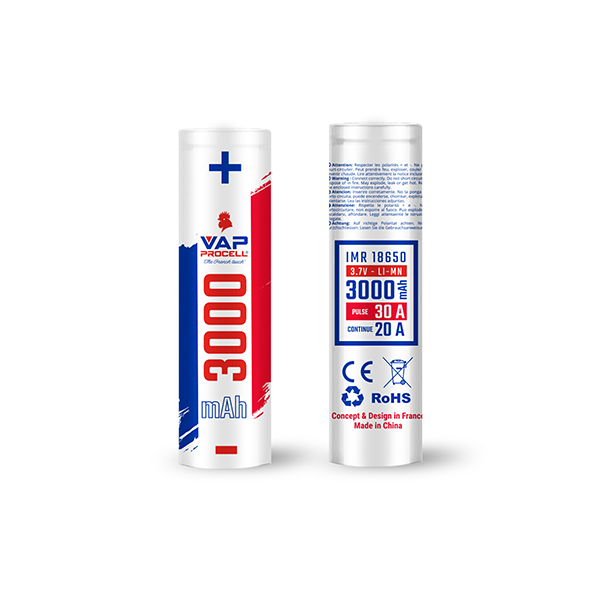 Accu 18650 3000 mAh - Vap Procell