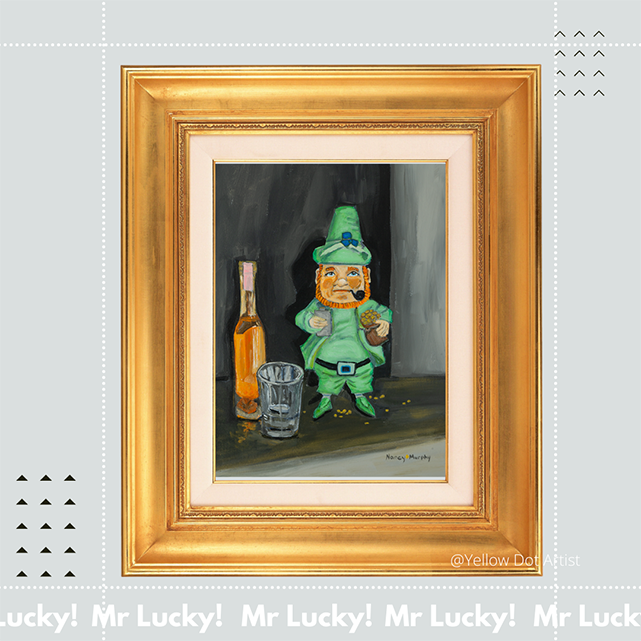 leprechaun Artwork, Leprechaun art print, Mythical wall decor, Leprechaun wall art, Celtic home decoration, Leprechaun painting, Whimsical leprechaun art print
