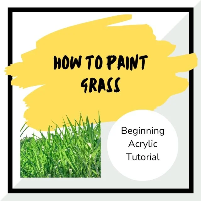 how to paint grass