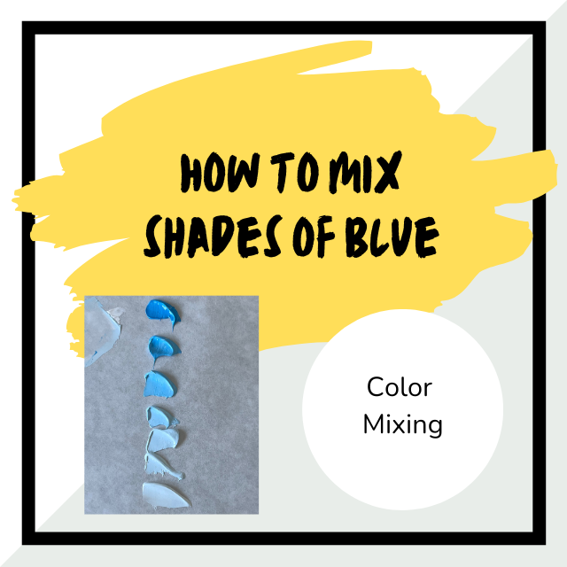 how to mix shades of blue