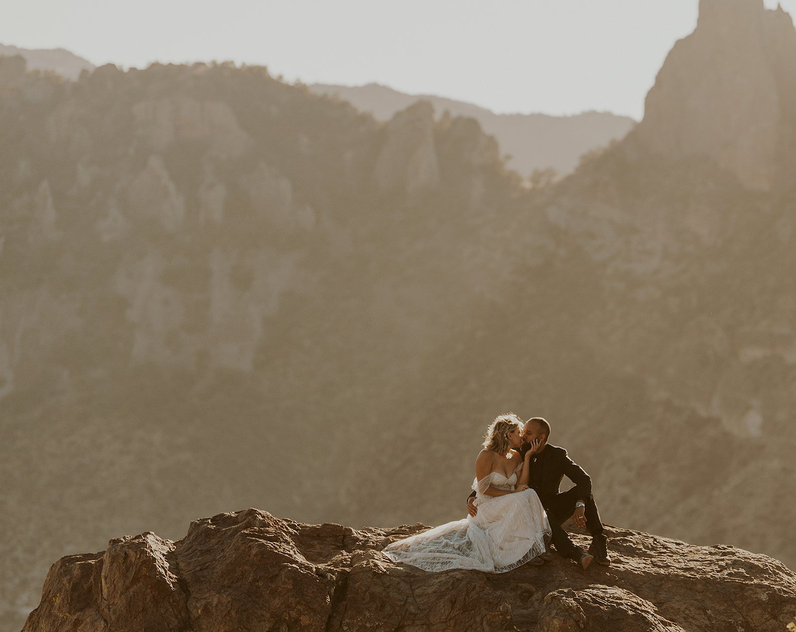 Hiking Elopement at Lost Mine Trail in Big Bend National Park_SunsetMagic-81.jpg
