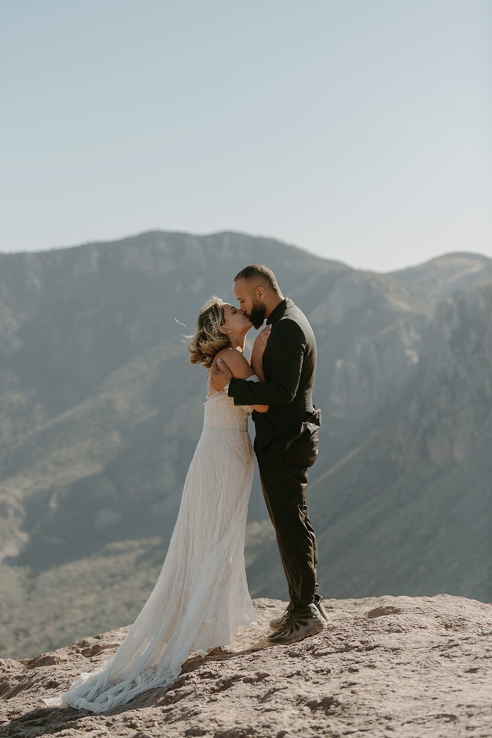 Hiking Elopement at Lost Mine Trail in Big Bend National Park_Ceremony-85.jpg