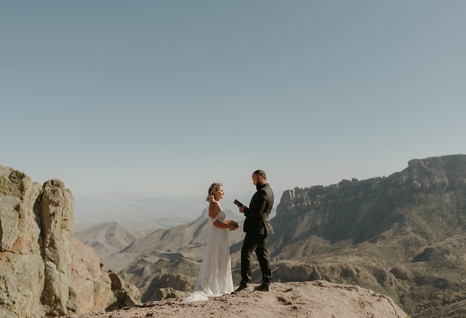 Hiking Elopement at Lost Mine Trail in Big Bend National Park_Ceremony-33.jpg
