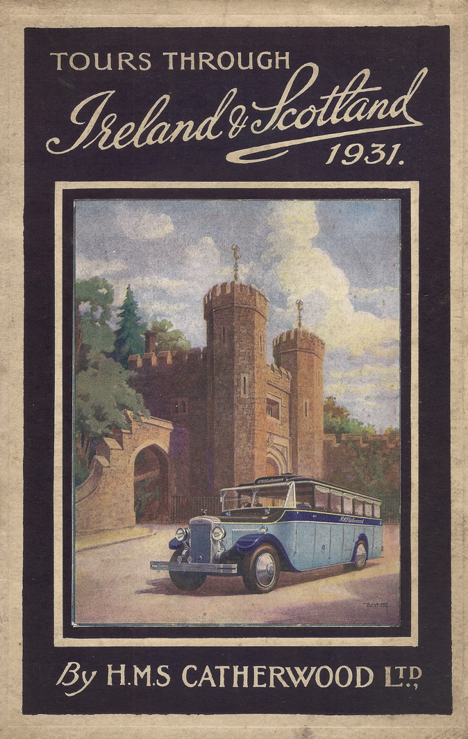 H.M.S. CATHERWOOD TOURS 1931 A4 MOUNTED PRINT