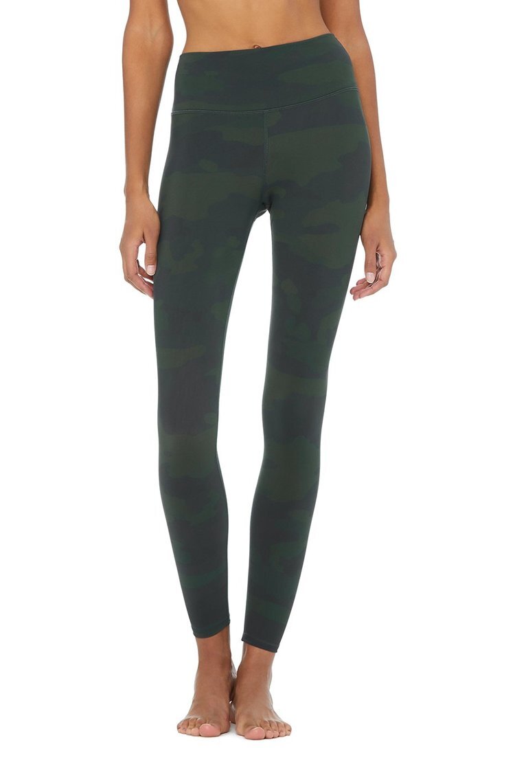 ALO Hi-waist Vapor Leggings, Camo — DRIFT Yoga + Juice Bar