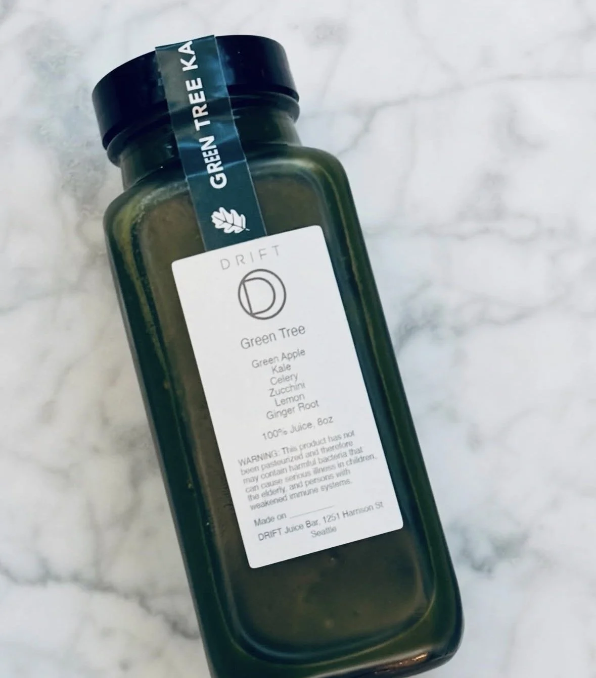 Green Tree Kale, minimum of 4 bottle, 8 oz. or 1 bottle, 32 oz bottle