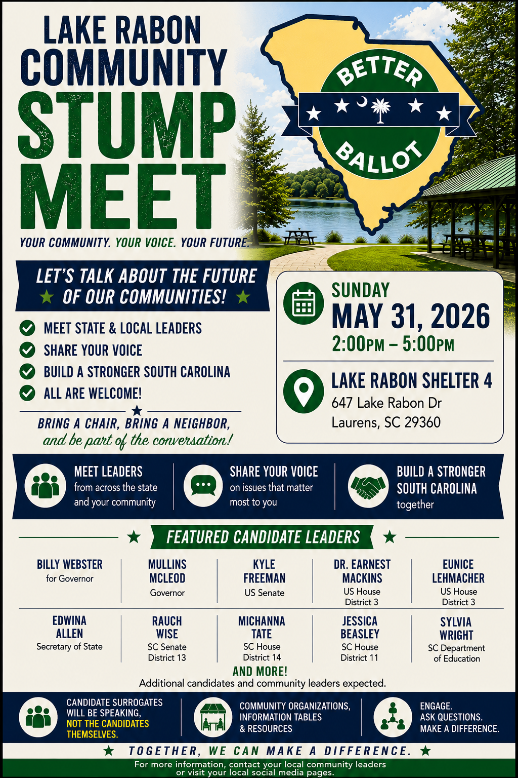 Lake Rabon Community Stump Meet