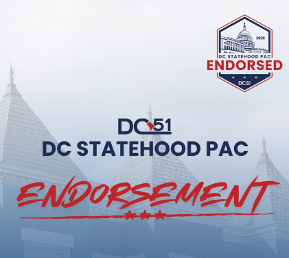 Endorsed by DC Statehood PAC
