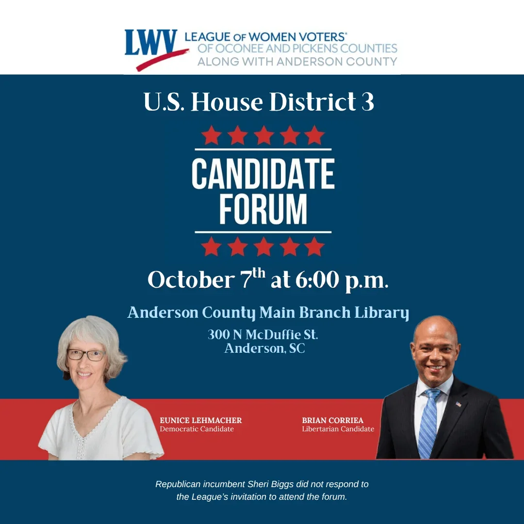 LWV USCD3 Candidate Forum