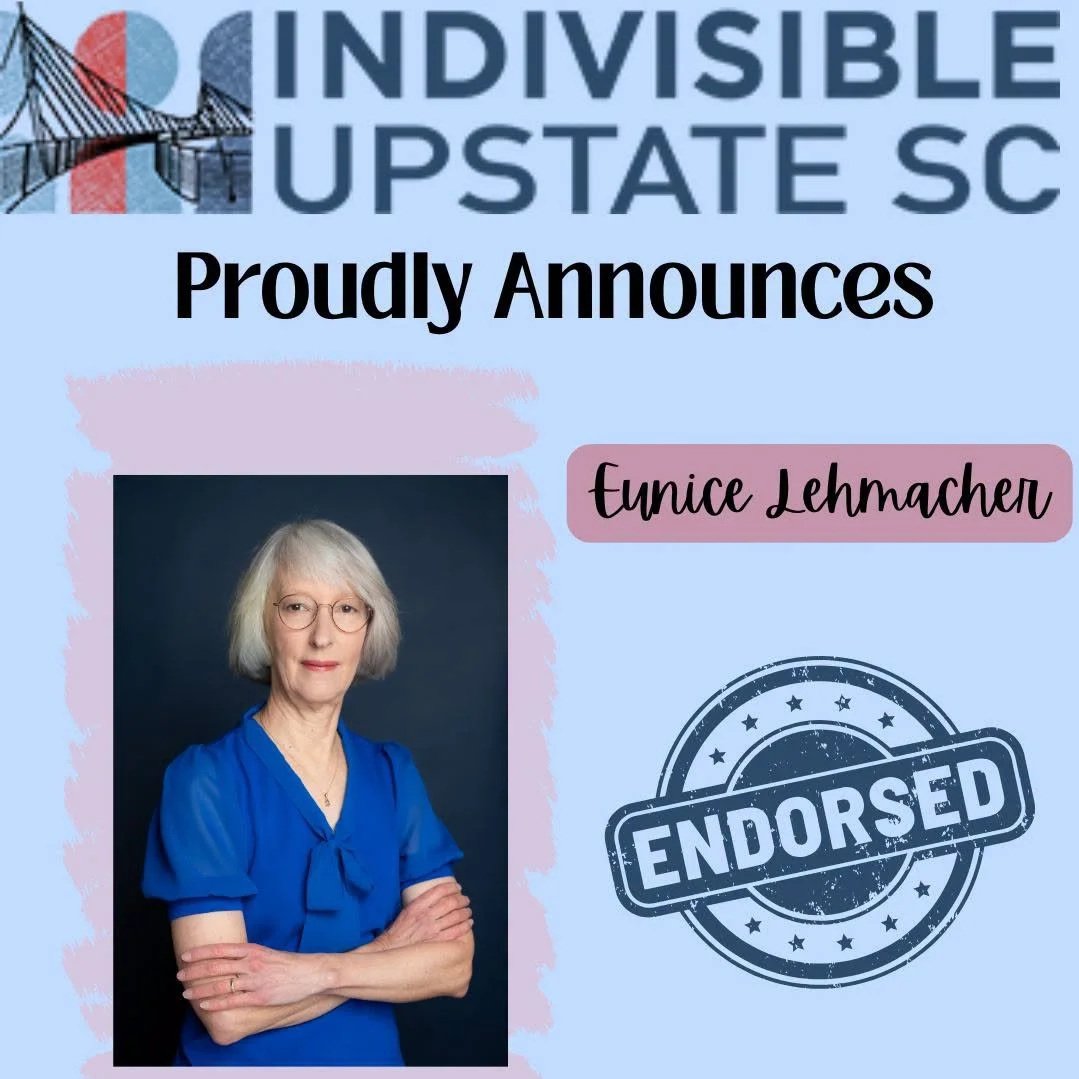 Endorsed by Indivisible Upstate SC