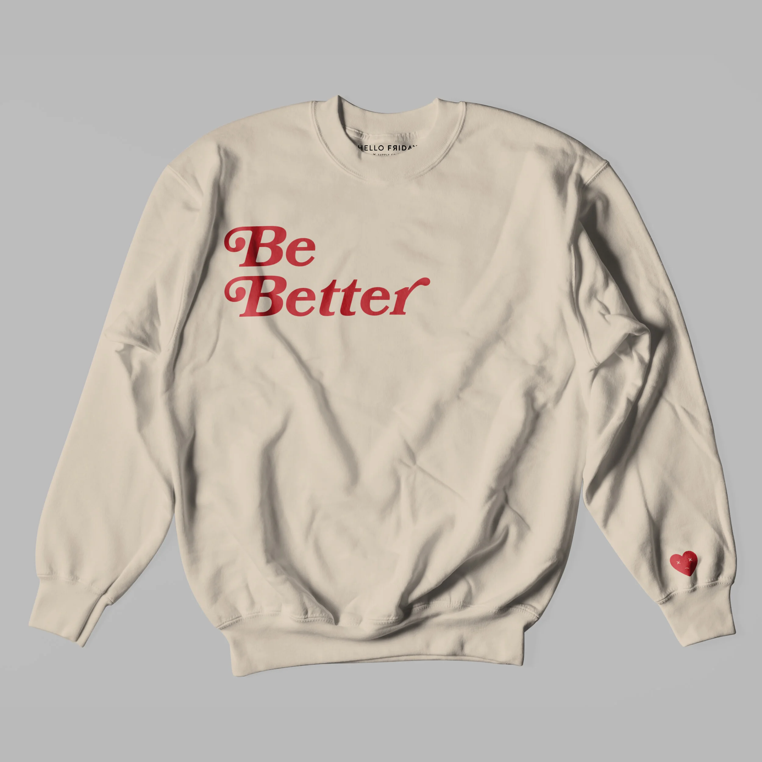 Hello Friday Be Better Sweater - Cream