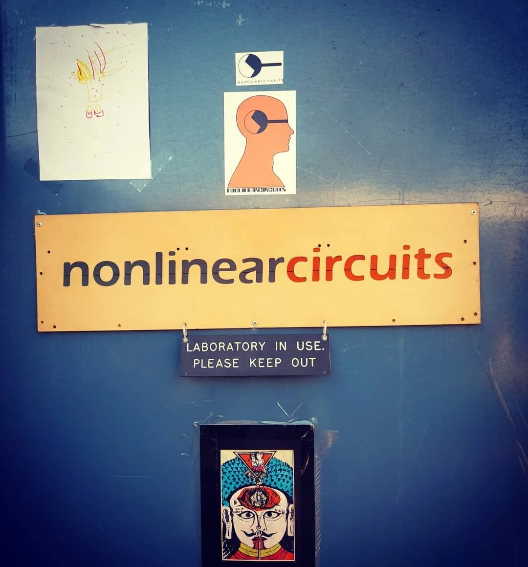 #nonlinearcircuits door to the 'lab'