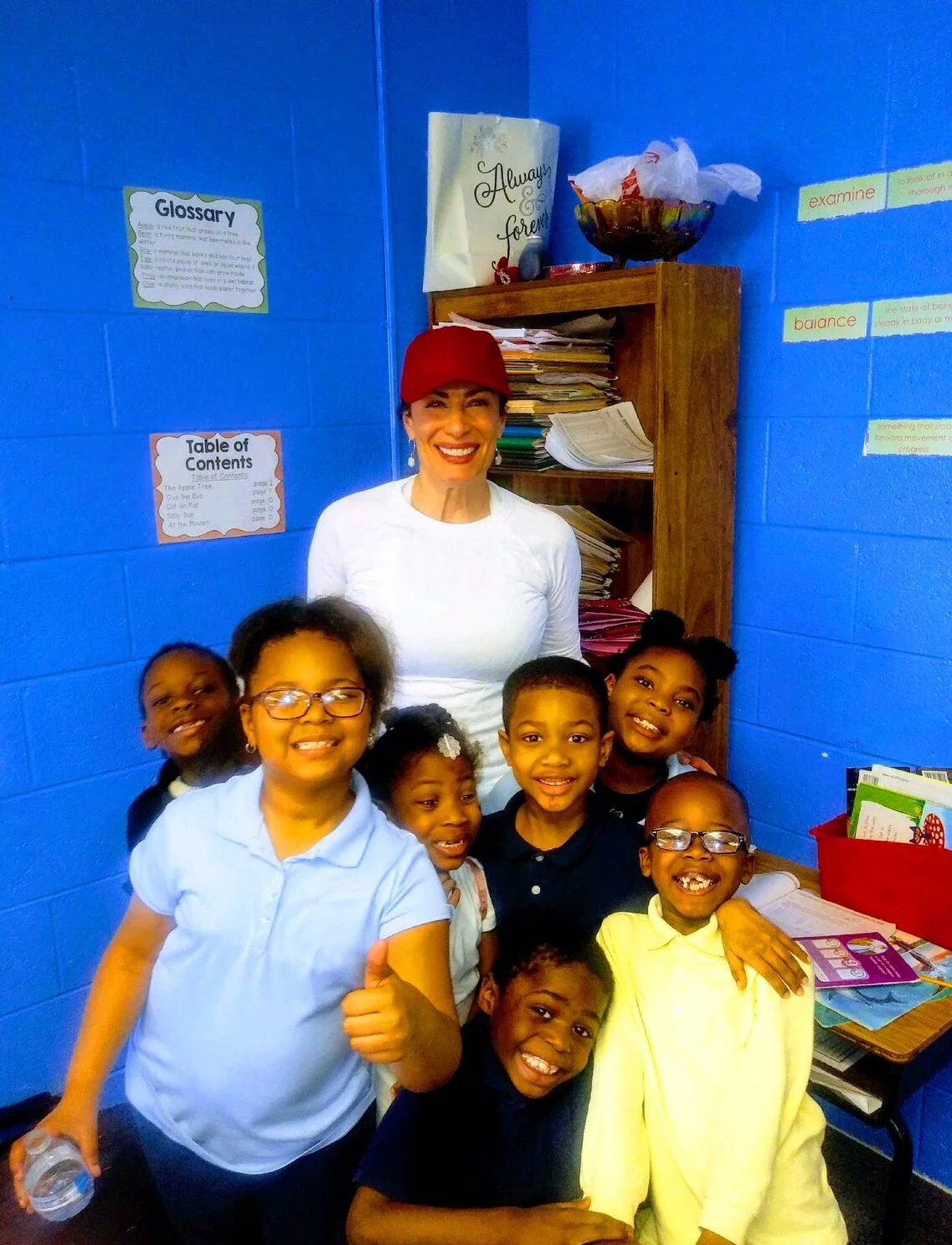 Helping out in Billy's Class in Flint