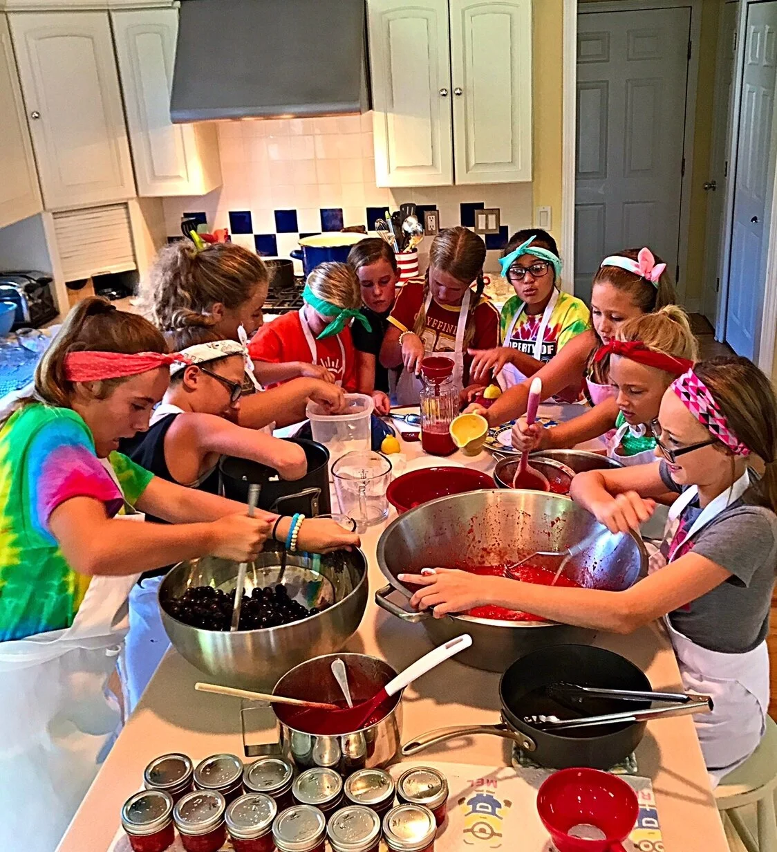 Making Jam for Summer Kids Class