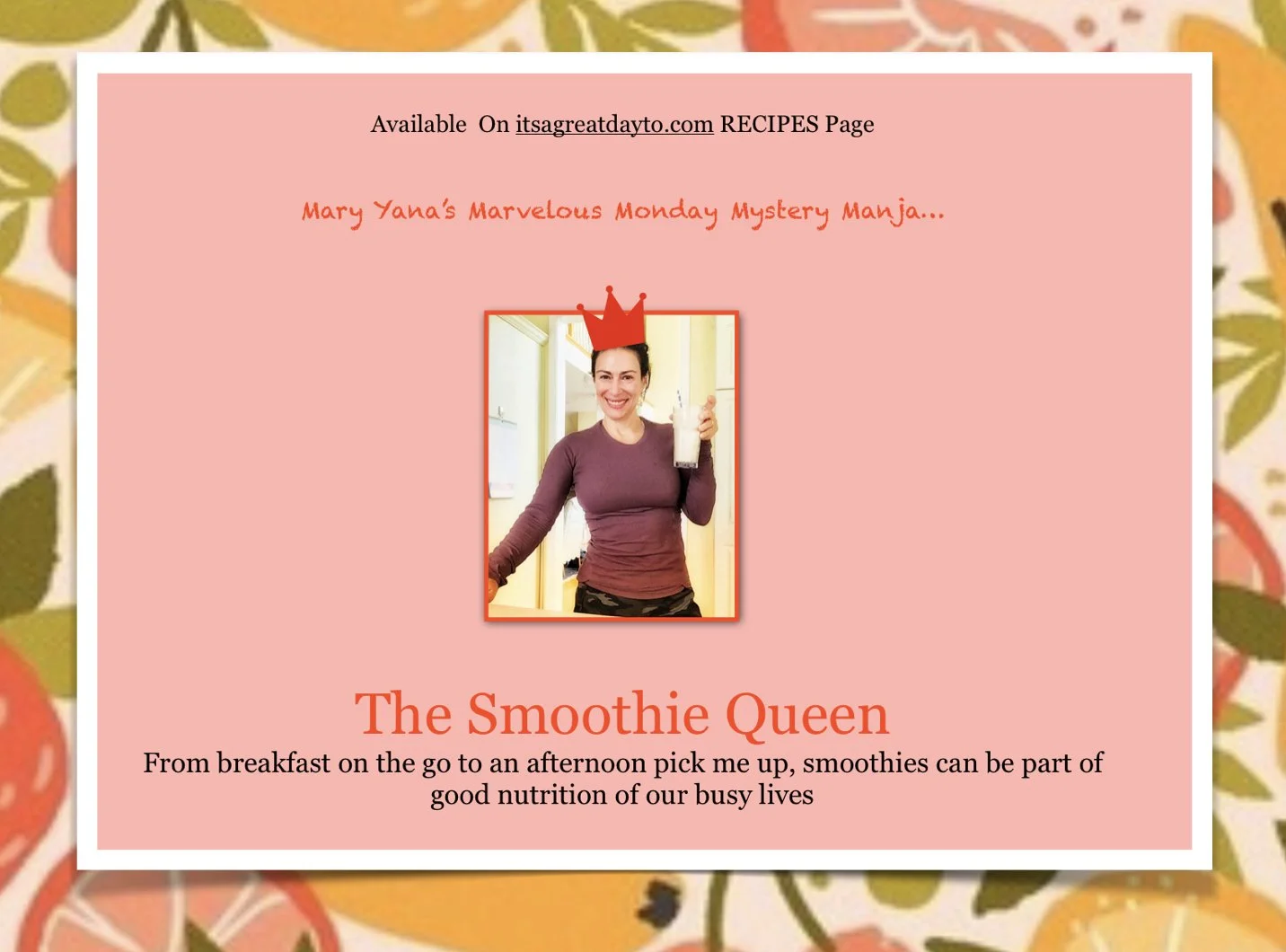 🥤Smoothie Queen 👑
