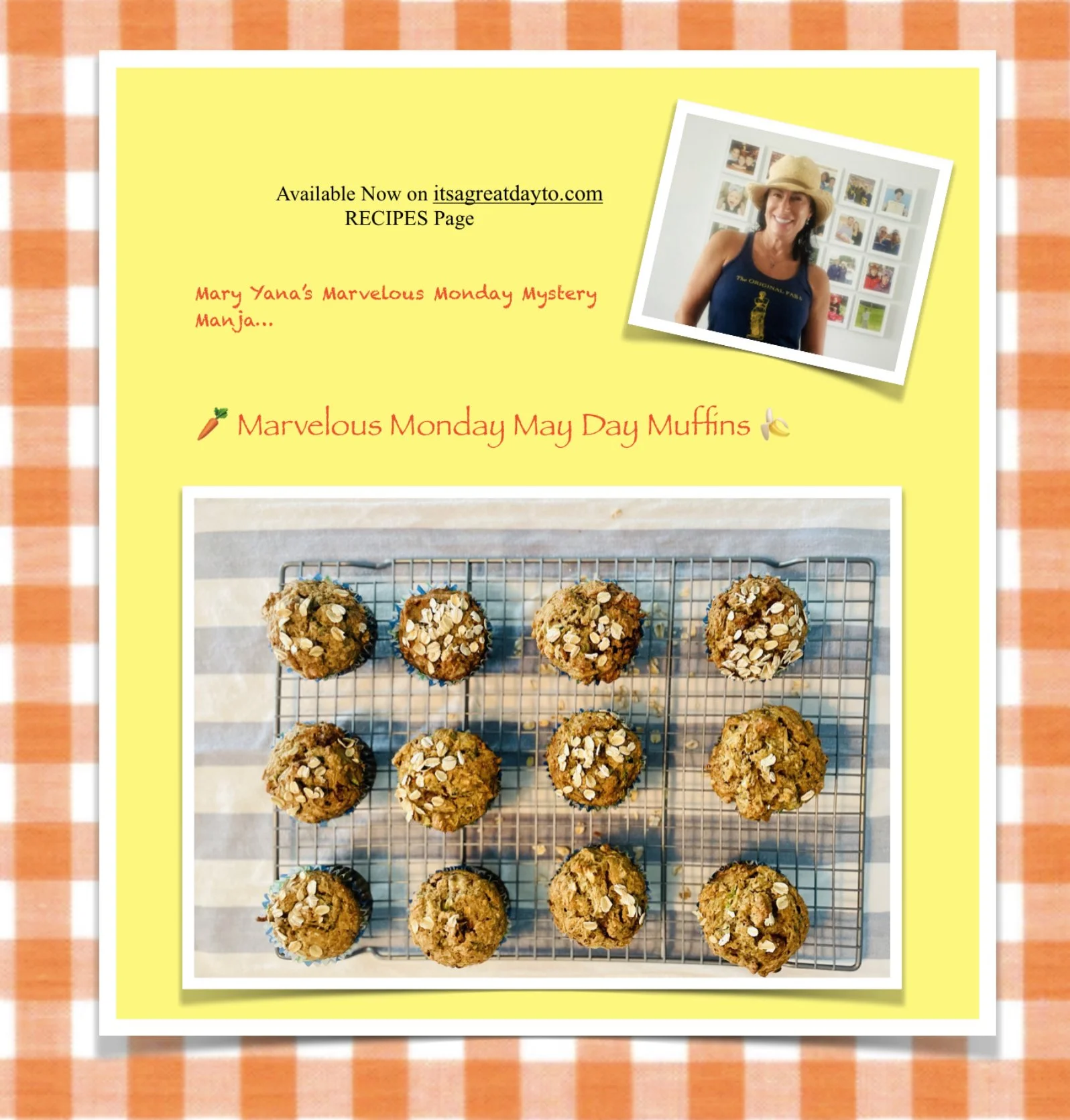 🥕 Marvelous Monday May Day Muffins 🍌