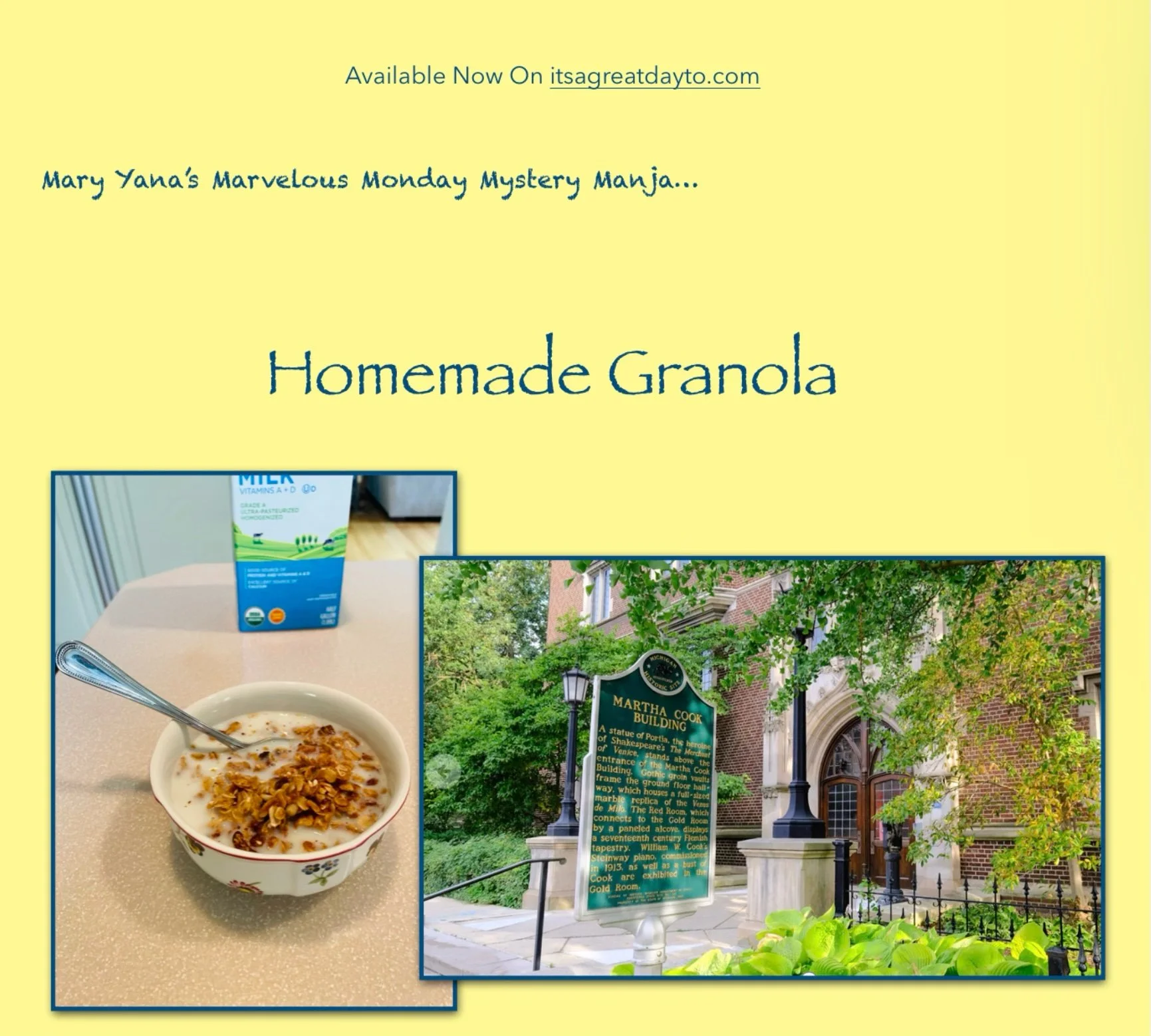 🥣 Homemade Granola 🥣