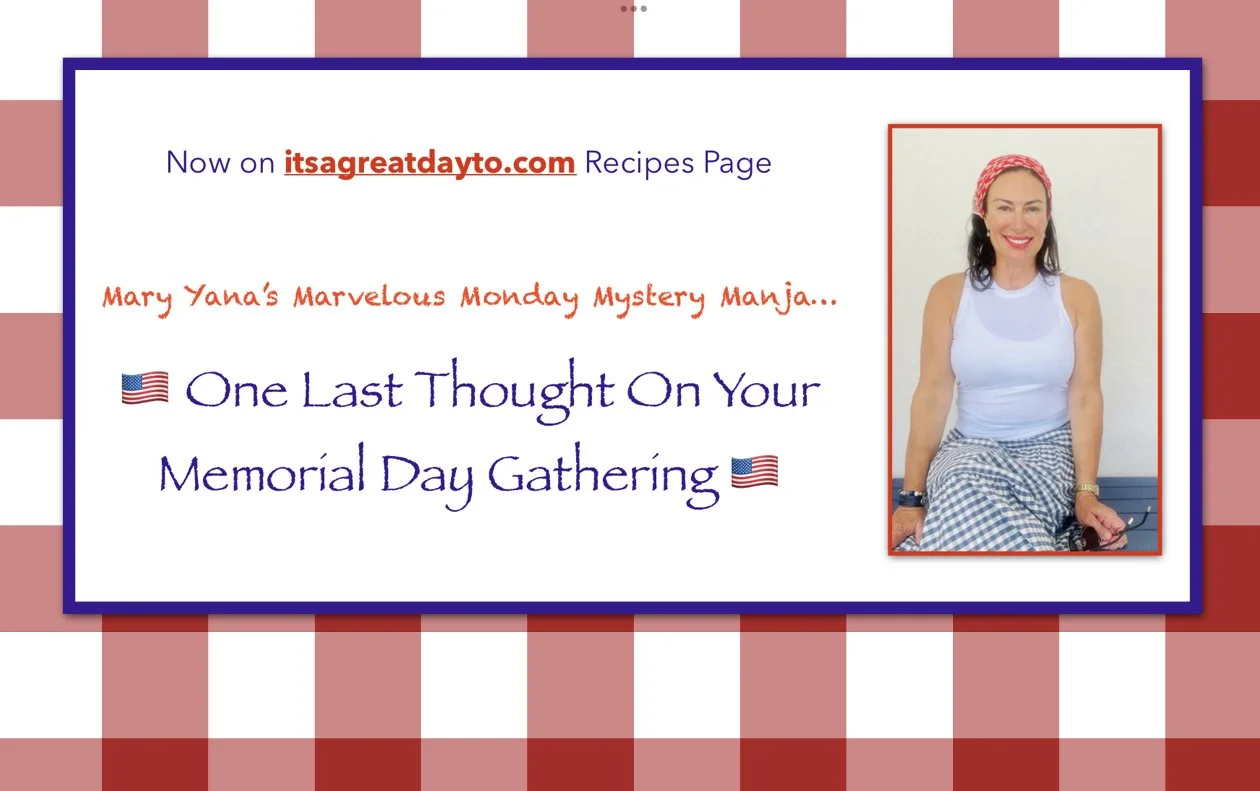 🇺🇸 One Last Thought On Your Memorial Day Gathering 🇺🇸