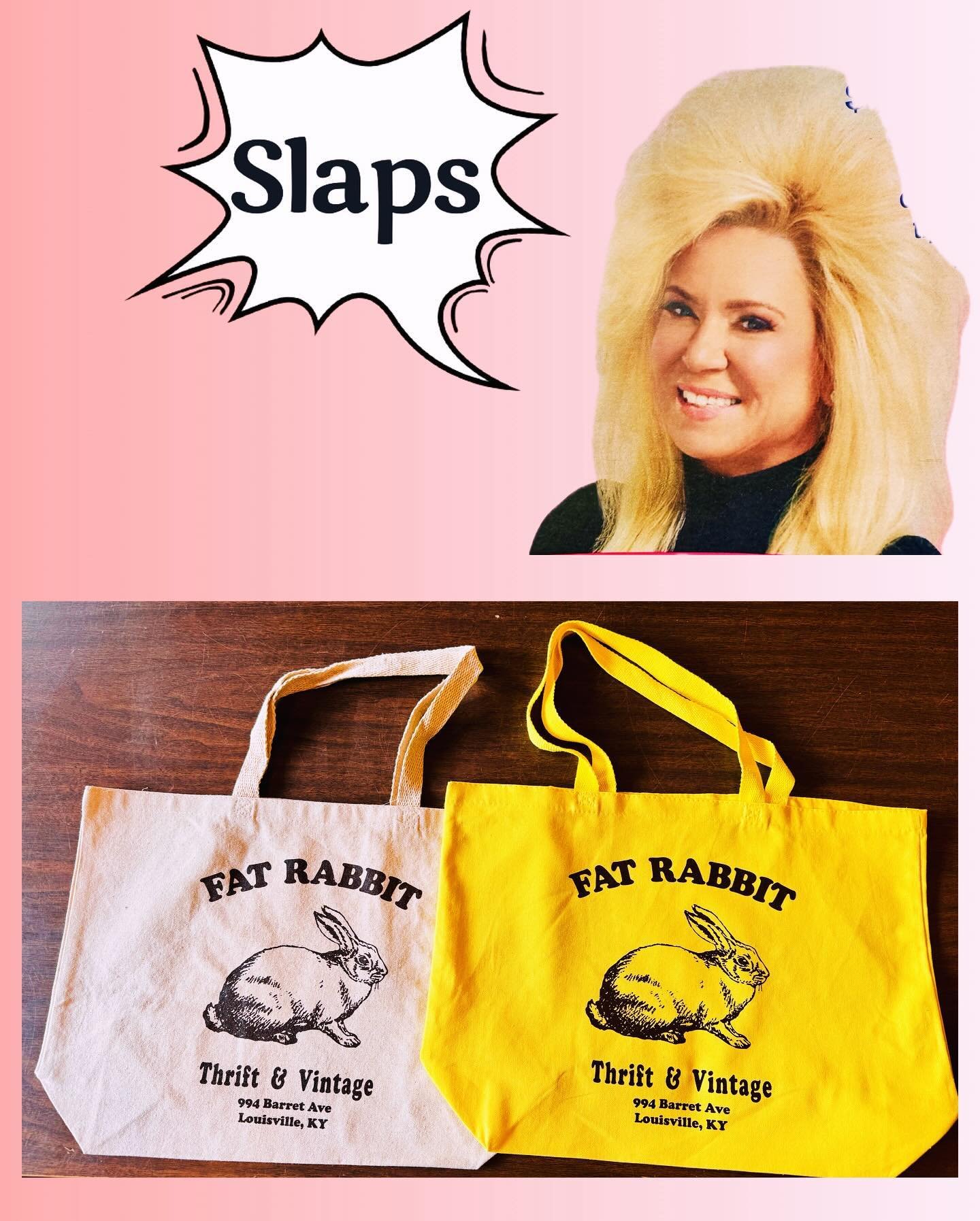 New canvas totes! Bigger and thicker than before! $10 (includes tax). 

#fatrabbitky #corporateswag #totebag