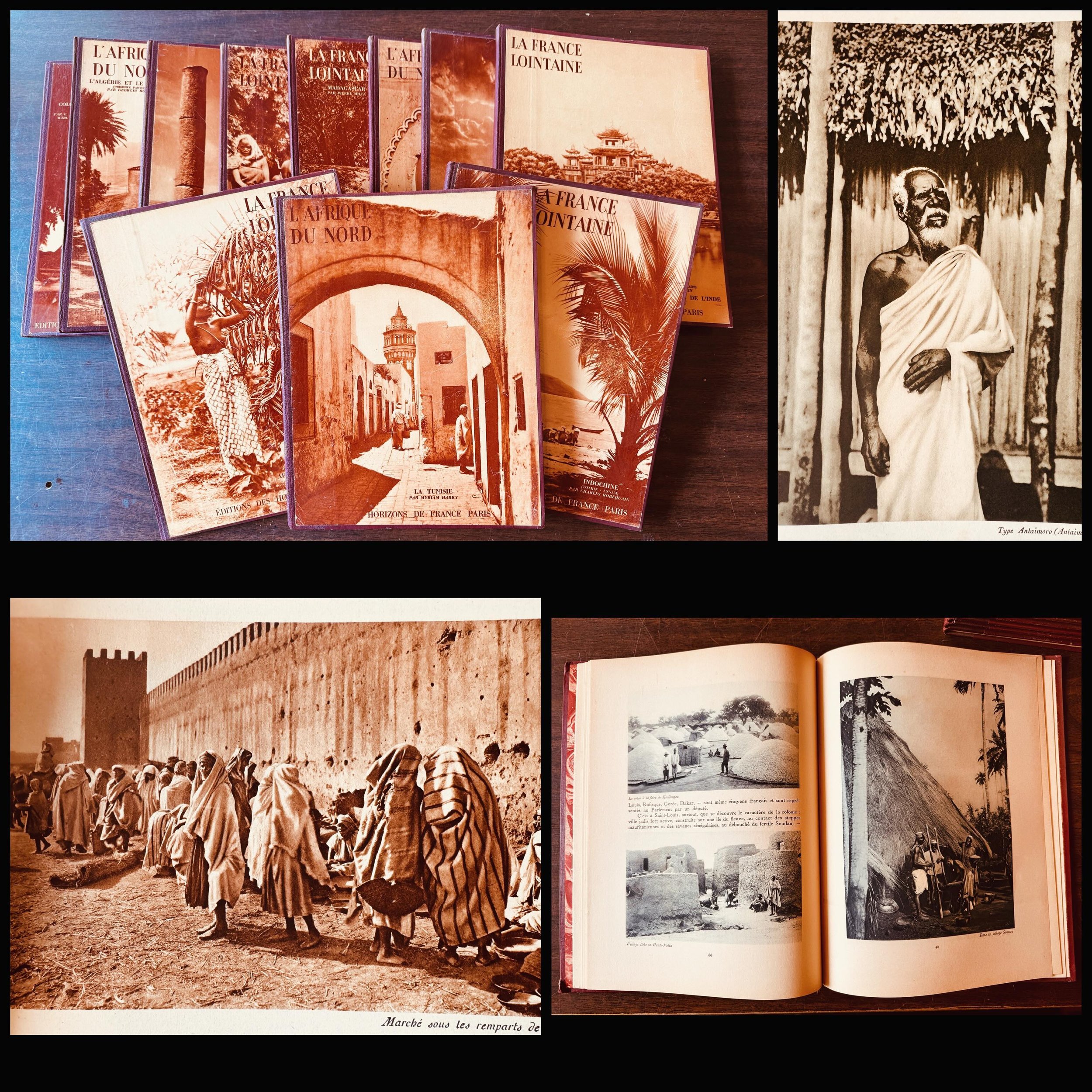 Amazing 1920&rsquo;s French travel/photography book set! Eleven volumes. On lovely paper. Great photo quality and content. $65 for the set. 
#fatrabbitky #1920s #vintagephotography #vintagebooks