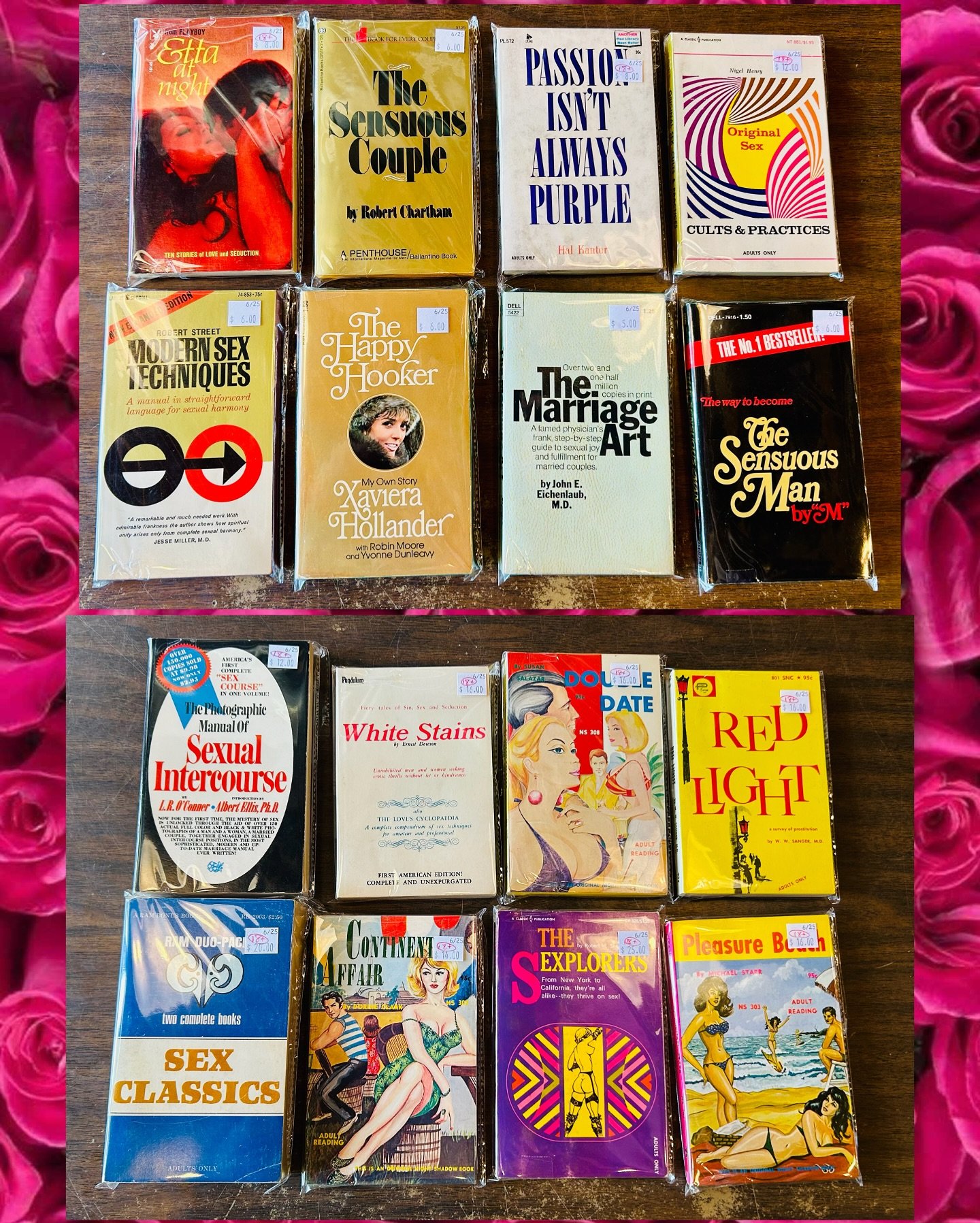 Vintage paperbacks all hailing from SEXYTOWN. Great shape. Prices range from $5 to $25
#vintageerotica #pulpfiction #vintagepaperbacks #fatrabbitky