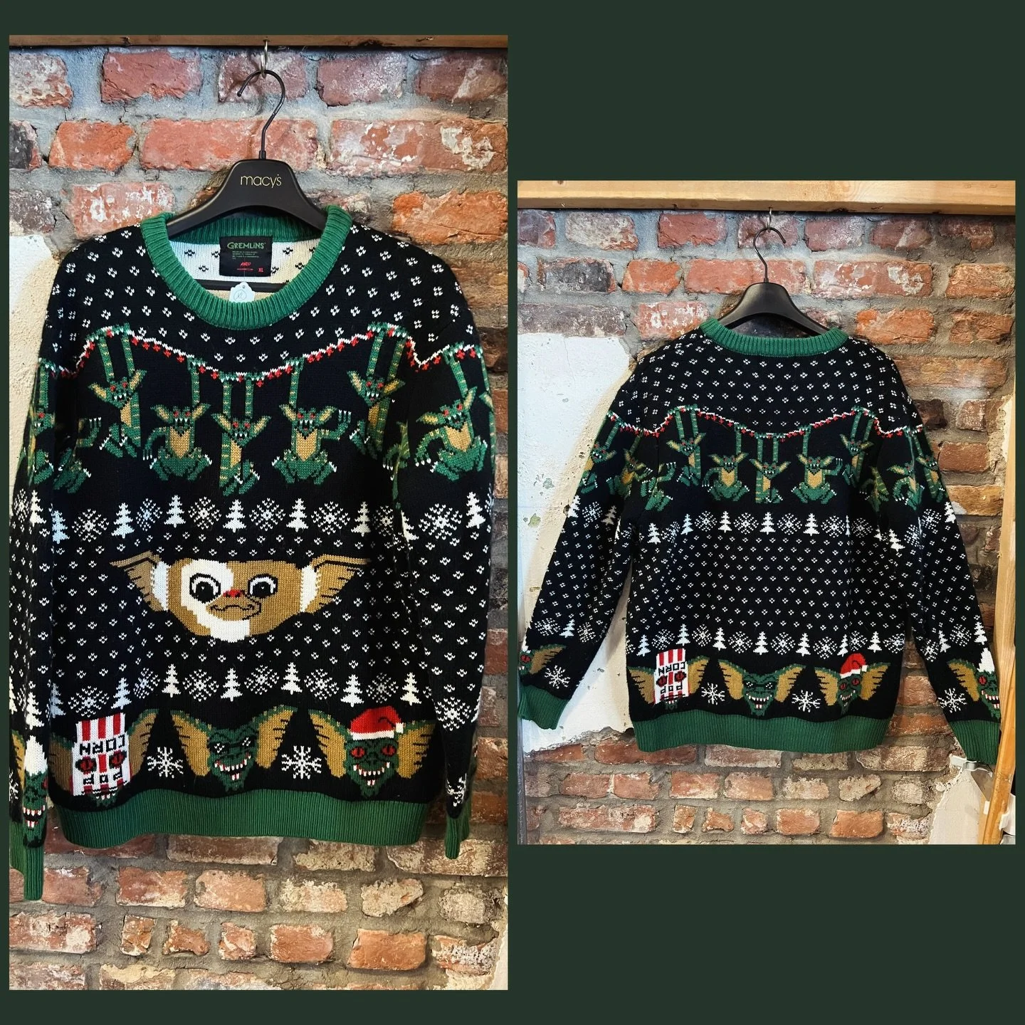 Awesome XL Mondo Gremlins sweater! Great shape. $40
#gremlins #mondo #fatrabbitky