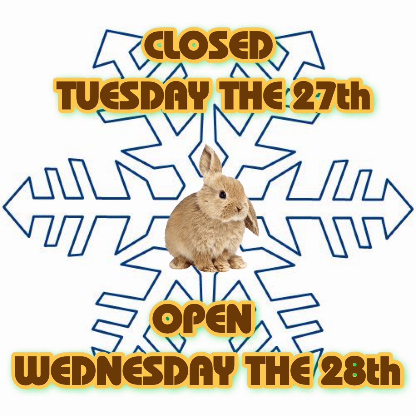 Gonna keep it closed one more day while more roads get cleared. We plan on being back at it tomorrow! 🪏❄️