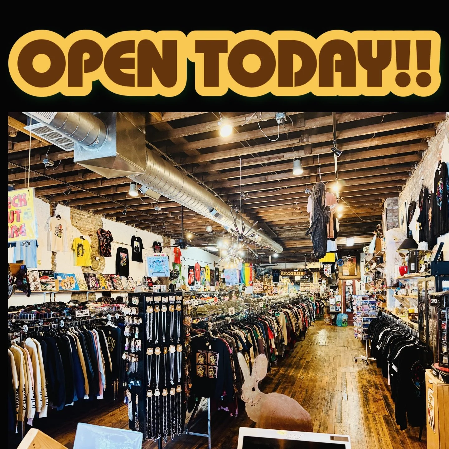 Back at it! Open 11 to 8.