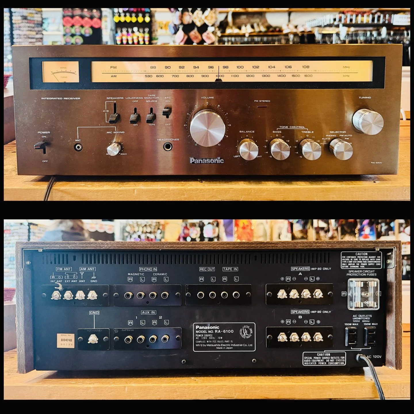 Awesome 1979 Panasonic RA-6100 stereo receiver. Tested and works great! $80
#panasonic #vintageaudio #fatrabbitky