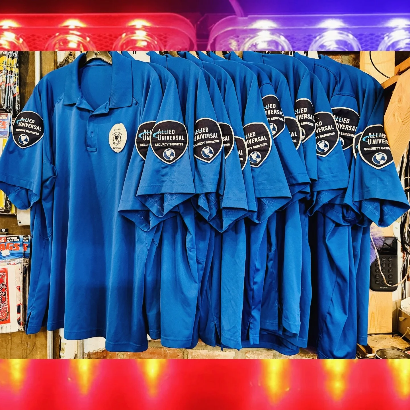 Get your crew together and GUARD SOME SHIT. Whatever you want! People will see your iron-on cloth badge and EXIT. $4 while supplies last. 
#someonequit #fatrabbitky #securityguard