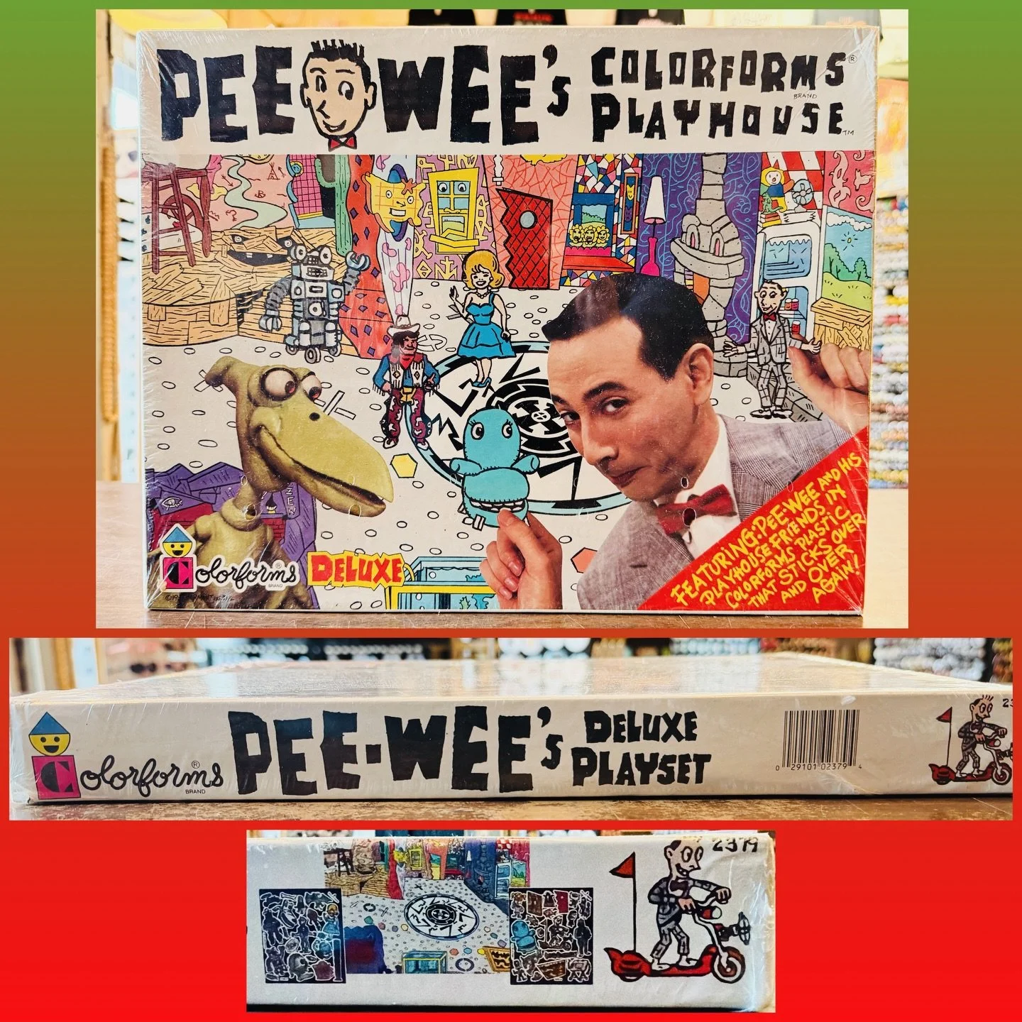 1987 Pee-Wee&rsquo;s Playhouse colorform playset. Sealed! $35
#fatrabbitky #peeweeherman #1987 #peeweesplayhouse #vintagetoys