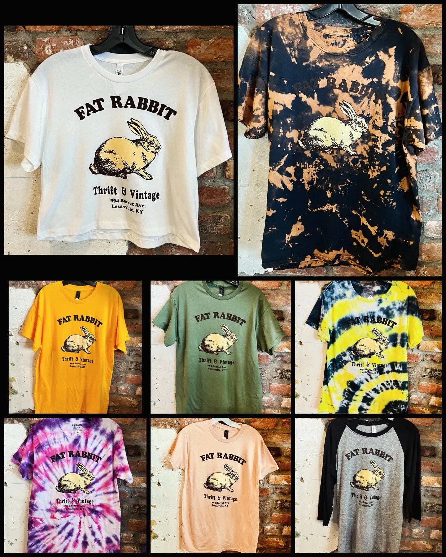 New Fat Rabbit tees out now!  Show me your belly. 
#fatrabbitky #corporateswag