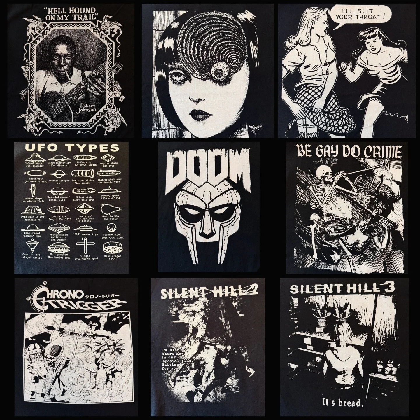 New @nightchannels order hath arrived! Some classics restocked and some newbies as well!
#fatrabbitky #culttees #twinpeaks #silenthill #mfdoom
