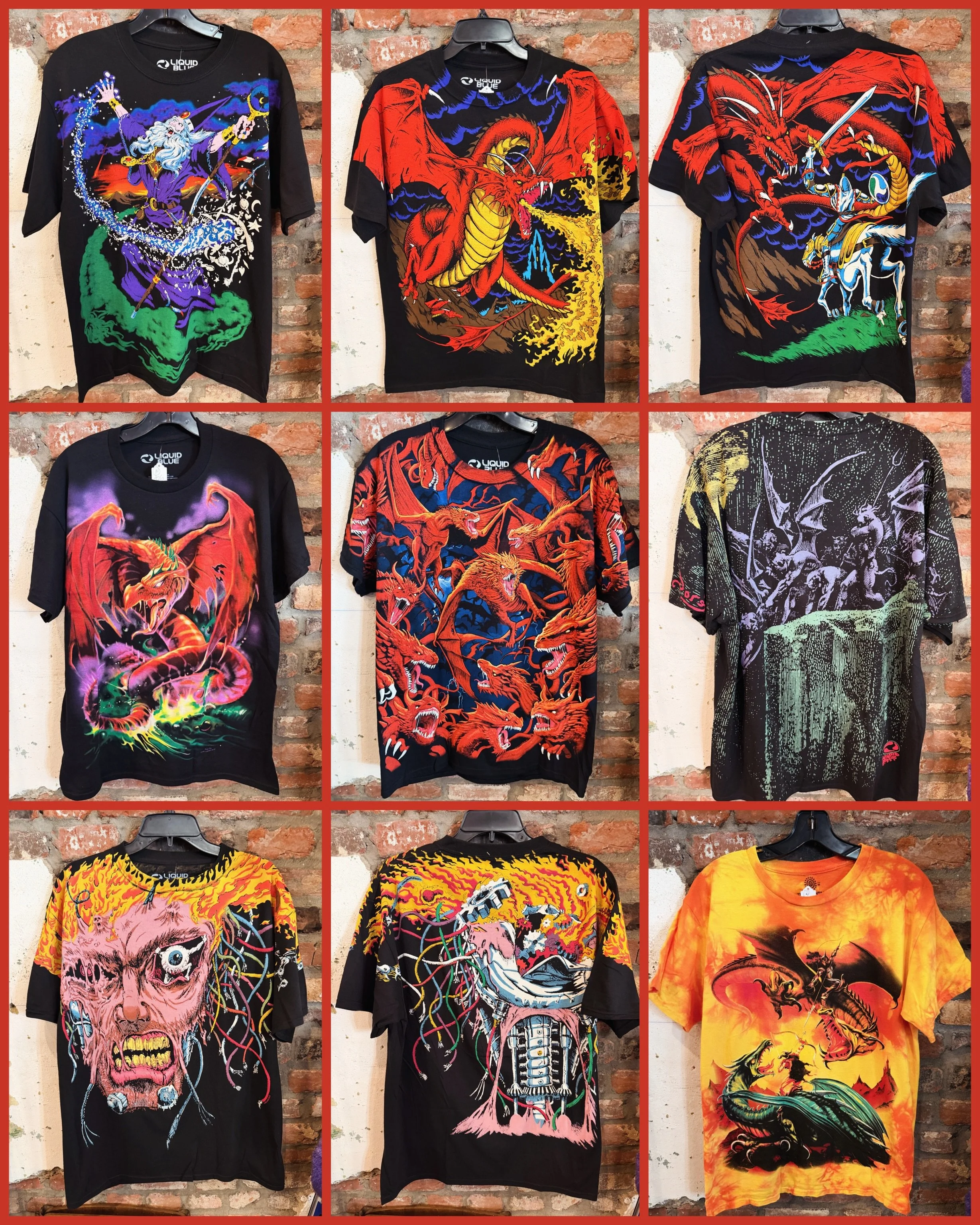 Liquid Blue shirt order hath arrived! Dragons! Manatees! Hippies!
#fatrabbitky #liquidblue #gratefuldead #themountain
