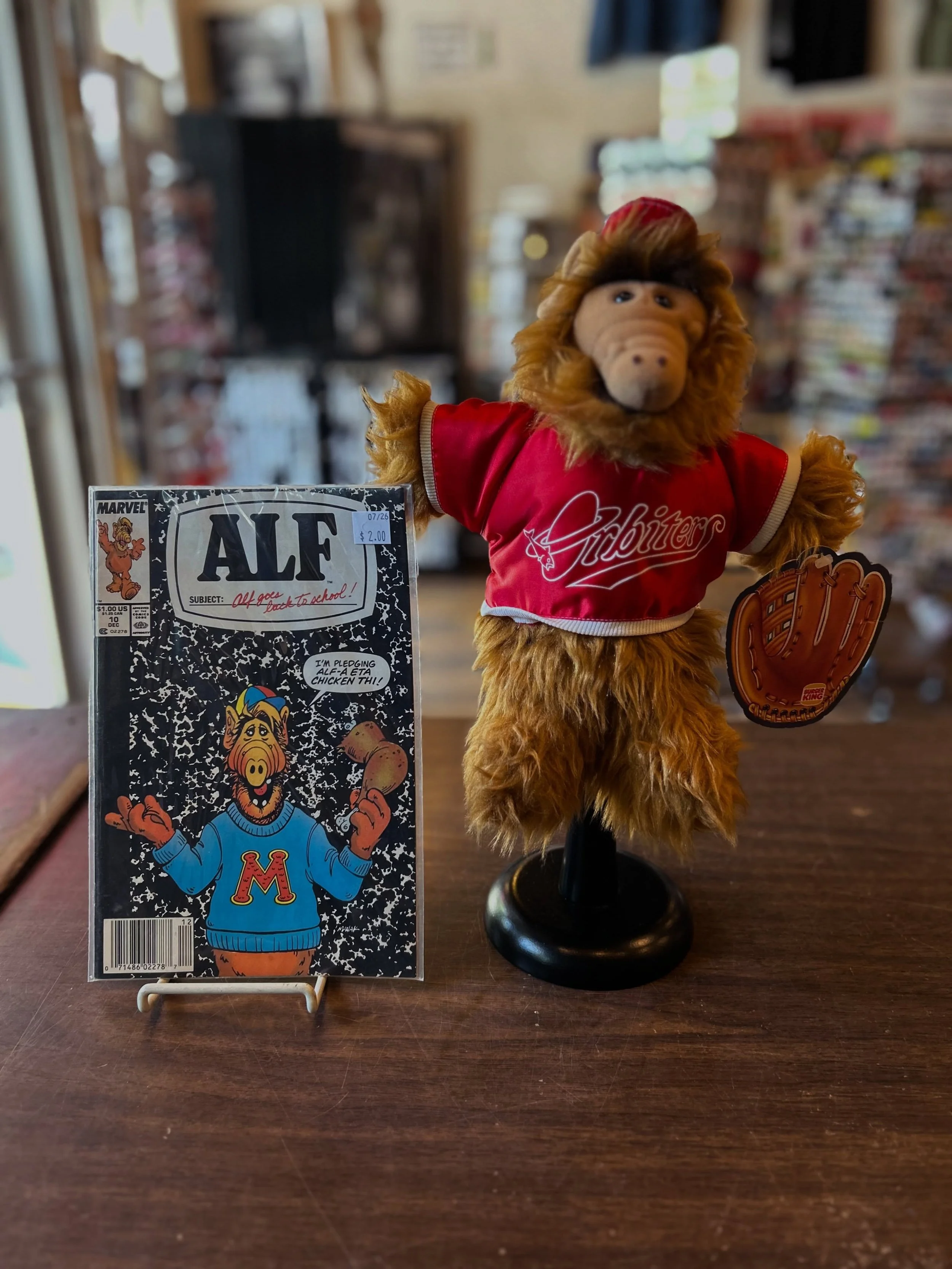 1988 Burger King ALF puppet. Great shape! $16. Comic is $2
#melmac #fatrabbitky #burgerking #alf #1988