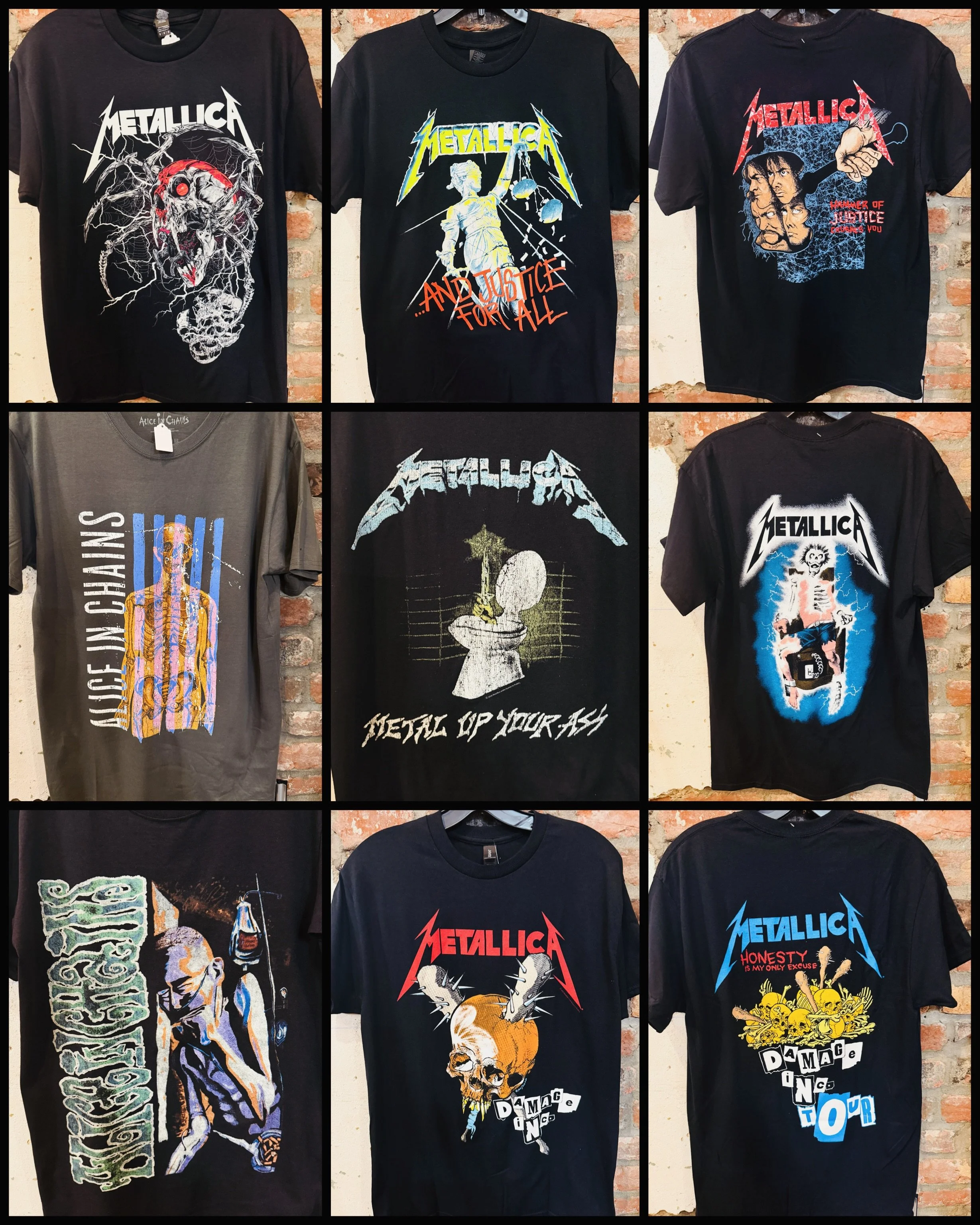 Handful of new tees just went out! S-2X available in MOST
#fatrabbitky #deftones #metallica #sleeptoken #aliceinchains