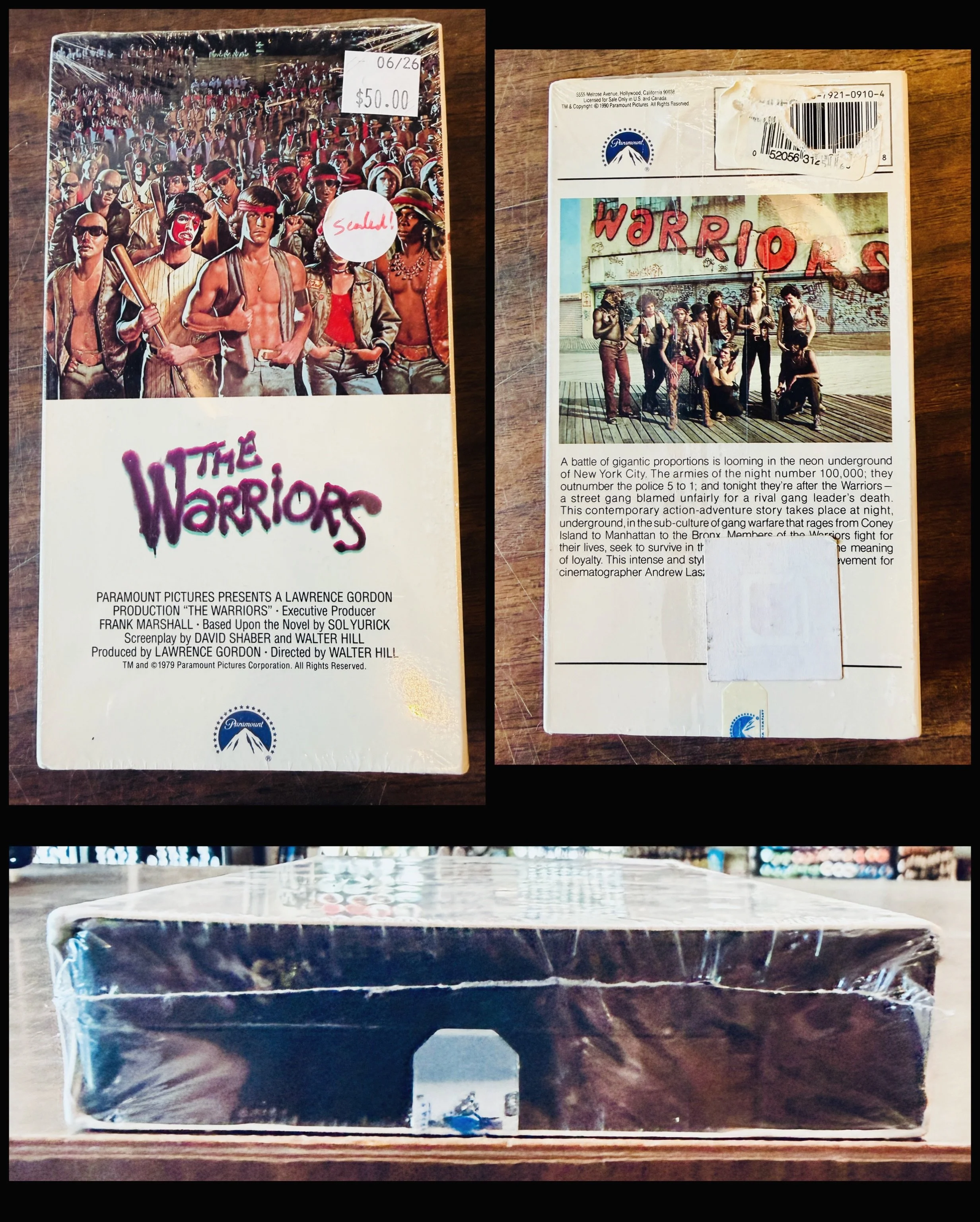 SEALED COPY of The Warriors in VHS! $50
#thewarriors #vhs #comeoutandplay