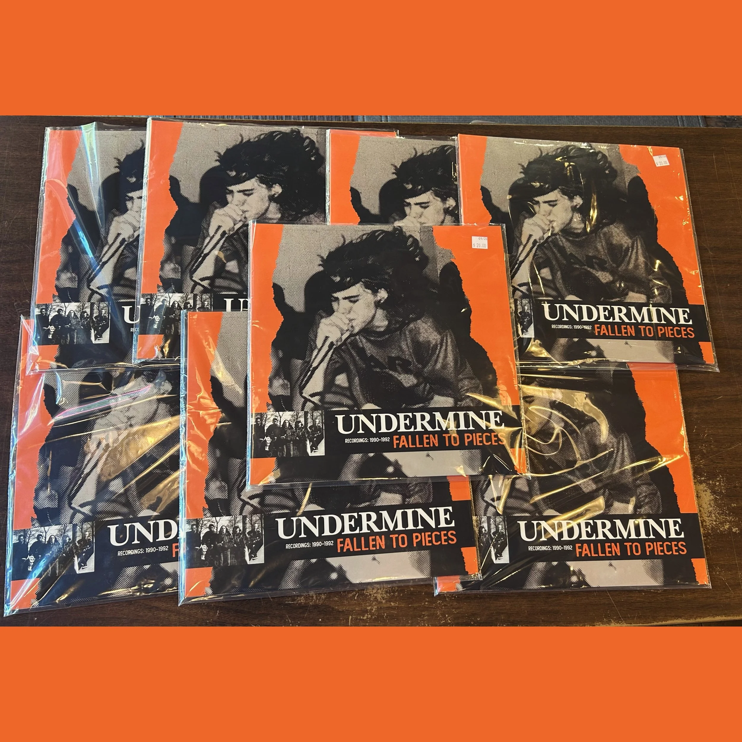 Undermine records sold out FAST so we just got MORE!