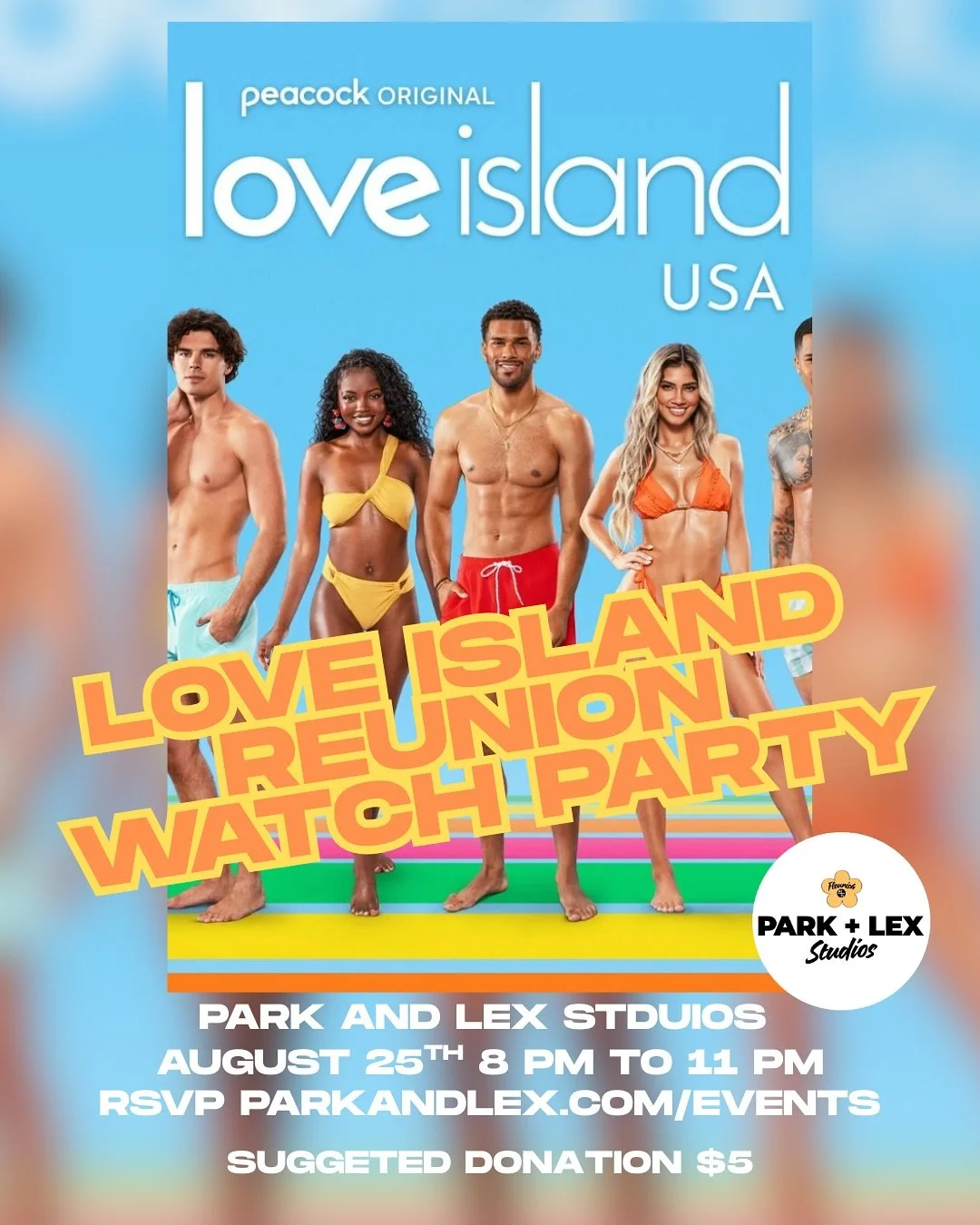 This season of Love Island was a wild one so we want to invite you to come and watch The Love Island Reunion with us on the studio projector with friends and vibe out. It&rsquo;s happening August 25th at 8pm. Head over to our upcoming events link and