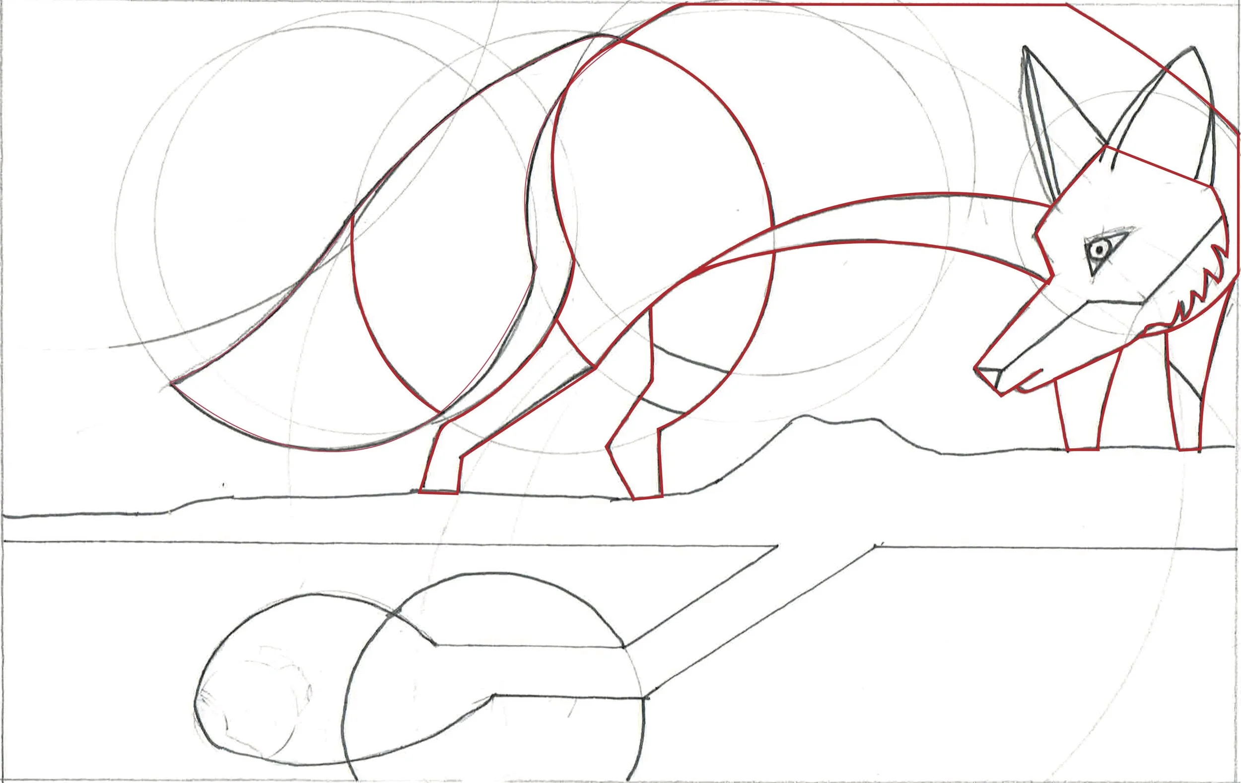 First vector round