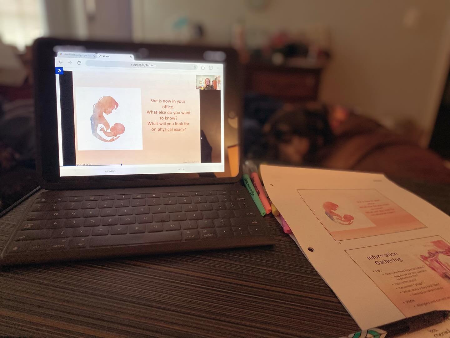 Working on combining my two loves as I begin the @iableorg 2-year Deep Dive breastfeeding medicine course! I&rsquo;m so excited to be able to provide a greater level of comprehensive care to my clients - especially those with complex situations! 

#i